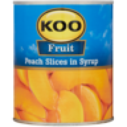 Koo Peach Slices In Syrup 825G