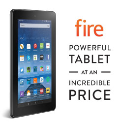 Amazon Shipping In Stock Kindle Fire 7" 16GB - 5TH Generation 2015 Model Black - Wifi Includes Special Offers