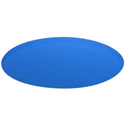 Licongus Round Pool Cover 216 Inch Pe Blue Solar Pool Cover Round Pool Cover Material:thick Pe Film With Air Chambers