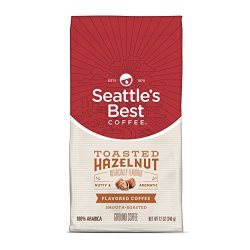 Seattle's Best Coffee Toasted Hazelnut Flavored Medium Roast Ground Coffee 12-OUNCE Bag