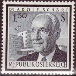 Austria 1965 Unmounted Mint Sg 1441 Pres. Adolf Scharf Commemoration