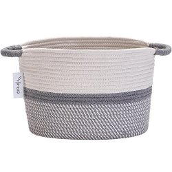 Woven Baskets Baby Toy Storage-Home Storage Containers RAVCON 14 x 15.7 Extra Large Cotton Rope Basket Cotton Thread Nursery Storage Bins Laundry Basket