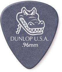 Dunlop 417P 0.96MM Gator Grip Guitar Pick Grey