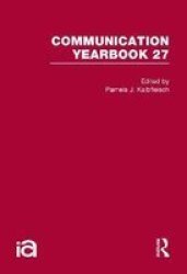 Communication Yearbook 27 Hardcover New Edition