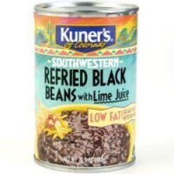 Kuner's Southwestern Refried Black Beans 15.5000-OUNCES Pack OF12
