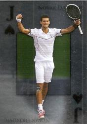 Novak Djokovic - Ace Authentic 2011 -"royal Flush" Foil Insert Card Rf15