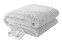 Pure Pleasure Fitted Double Sherpa Electric Blanket
