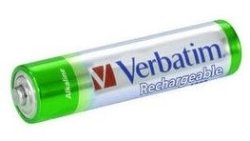 Verbatim - Aaa Rechargeable Batteries 4 Batteries Per Pack