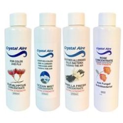 Crystal Aire 200ML Assorted C001 Concentrate Pack Of 4