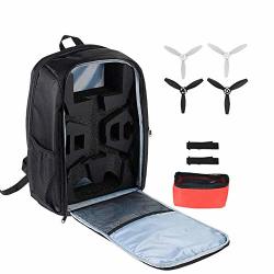Noblik For Parrot Bebop 2 Backpack Shoulder Bag +4PCS Propeller Portable Travel Storage Bag Carrying Case For Parrot Bebop 2 Power Fpv Drone Accessories