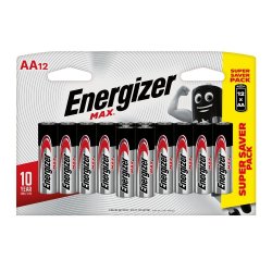 Energizer Max Aa 12 Pack