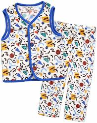Vaenait Baby Toddler Boys Plush Fleece Vest Pants 2PC Set Funny Paper S