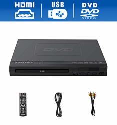 DVD Player Foramor HDMI DVD Player For Tv Support 1080P Full HD With HDMI Cable Remote Control USB Input Region Free HDMI Home DVD Players