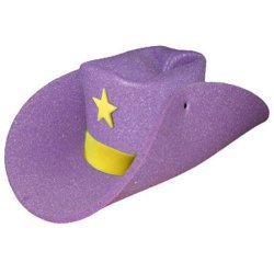 Clown Antics Super Size 50 Gallon Cowboy Hats - Purple 28"