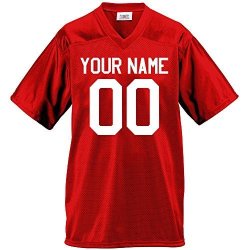 Custom Football Jersey For Youth And Adult You Design Online In Youth Small In Scarlet Red