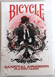 Karnival Assassins Red Deck Bicycle Playing Cards - 2ND Edition