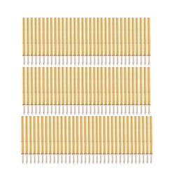 TOTOT 100pcs P75-E2 Spring Test Probe Pogo Pin Test Tools Dia 1.3mm Conical Head 1.02mm Thimble Length 16.5mm PCB Testing Pin Spring Contact Probe 