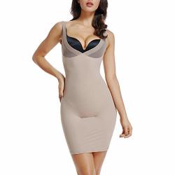 Full Slips For Women Under Dresses Seamless Tummy Control Slip Dress Body  Shaping Slip Shapewear Beige Prices, Shop Deals Online
