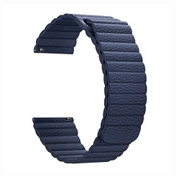 Leather Loop Band For Samsung S3 Frontier & Classic Watch - Blue