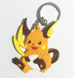 Pokemon Go Keychain Pikachu Evolve Richu Key Ring