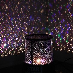 Aeeque Amazing Romantic LED Night Light Projector Lamp Colorful Star Master Light Bedside Lights With USB Cable