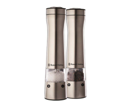 Russell Hobbs Electric Salt & Pepper Mills Stainless Steel LED