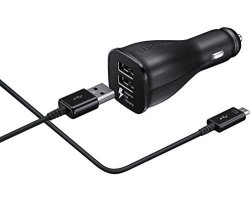 Samsung Fast Charge Dual-port Car Charger - Retail Packaging