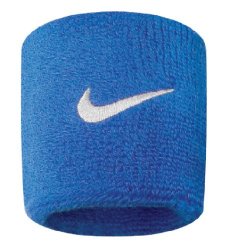 Nike Swoosh Wristbands Royal Blue white Osfm