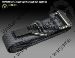 1000d Nylon Tactical Heavy Duty Belt With Cqb emergency Rescue Rigger - Swat Black