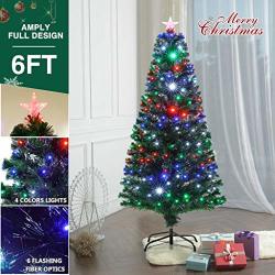 Deals On Limoatong Superworth Pre Lit Fiber Optic 6ft Green