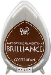 Tsukineko Brilliance Dew Drop Ink Pad - Coffee Bean