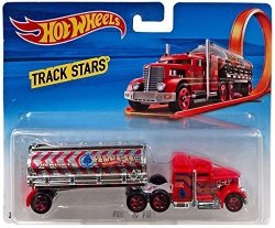2017 Hot Wheels Track Stars Fuel & Fire Hwfd Fire Rescue Convoy Custom