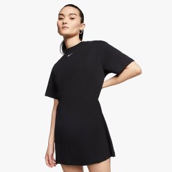 Nike Women's Nsw Black white Dress