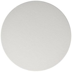 Fredrix 3738 Value Series Cut Edge Canvas Panel 8" Size Round 2.13" Height 8" Width 9" Length White Pack Of 25