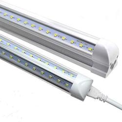 t8 4ft v shape led tube 30w integrated 6500k clear