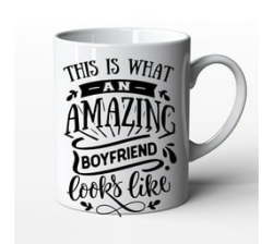 Valentines Day Love Birthday Present - This Is What Boyfriend This Is What Boyfriend White - 11OZ Coffee Mug