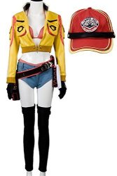 Sidnor Women's Cosplay Costume Final Fantasy Xv Ff 15 Cindy Aurum Gas Station Full Service Uniform