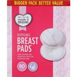 Made 4 Mom Disposable Breast Pads 80 Pads