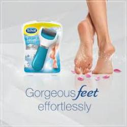 100% Original. Scholl Velvet Smooth Electronic Foot File With Diamond Crystals.feel Smooth In 10MIN.