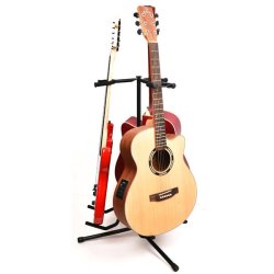 3 In 1 Standing Head Holder Folding Stand For Acoustic Electric Guitar