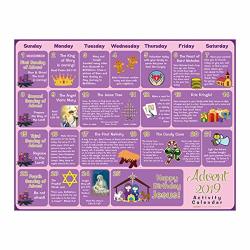 Needzo 2019 Children's Advent Activity Calendar 11 Inch Pack Of 100