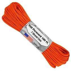 Paracord 550 Burnt Orng 100FT - AT-S22-BRNTORG