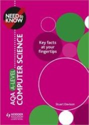 Need To Know: Aqa A-level Computer Science Paperback
