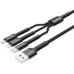 Cable - Charging Ldnio 3 In 1 -LC53 3.4A 1.2M