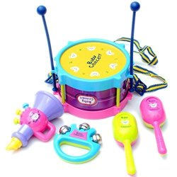 Musical Instruments Toys Beautyvan 5PCS Kids Musical Instruments Band Kit Children Toy