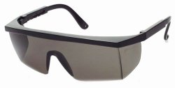 Euro Black Anti-scratch Spectacles - Safety Glasses