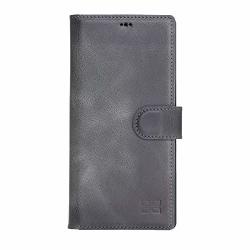 Bouletta Handmade Genuine Leather Rfid Protection Magnetic Detachable Wallet Phone Case For Samsung Galaxy Note 10 Vegetable Tanned