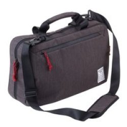 Laptop Briefcase For 15.4 Inch Notebooks With Rfid Blocking Card Pocket Grey