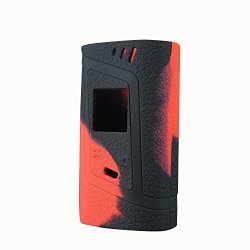 Rayley Modshield For Smok Alien 220W Tc Silicone Case Alien 220W Skin Cover Sleeve Wrap Shield Black Red