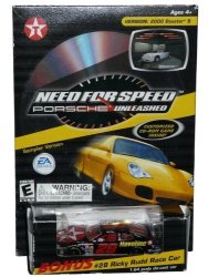 Ea Games Need For Speed Sampler Porsche Unleashed Version 2000 Boxster S W 28 Ricky Rudd Race Car 1:64 Scale Die Cast
